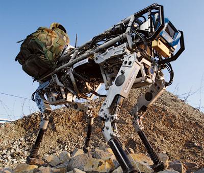 Perro robot Big Dog de Boston Dynamics