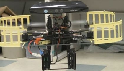 Robot cuadricóptero con Kinect
