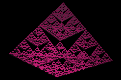 Triángulo de Sierpinski en 3D